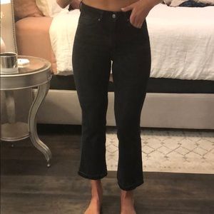 H&M Jeans - H&M high waisted ankle crops black size 6 H&M Jeans - H&M high waisted ankle crops black size 6